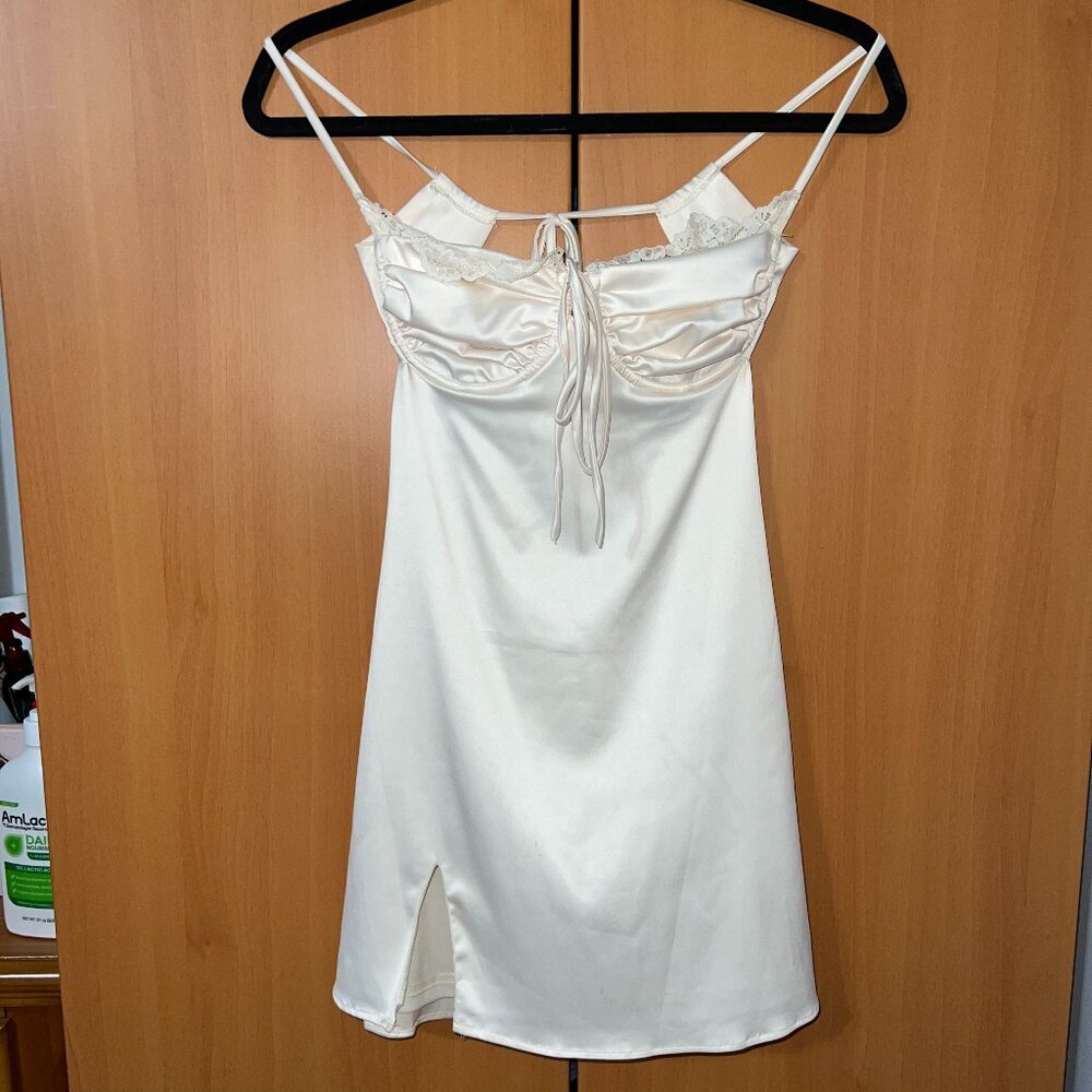 Lace Cupped Mini Dress